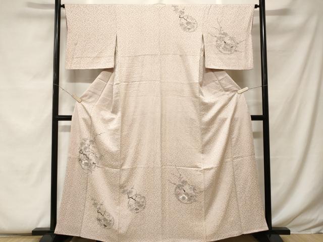 平和屋着物■訪問着 刺繍 松竹梅 銀糸 正絹 逸品 CABF9376ev