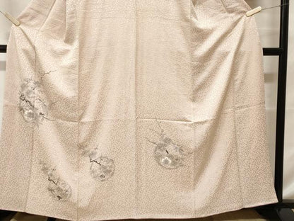平和屋着物■訪問着 刺繍 松竹梅 銀糸 正絹 逸品 CABF9376ev