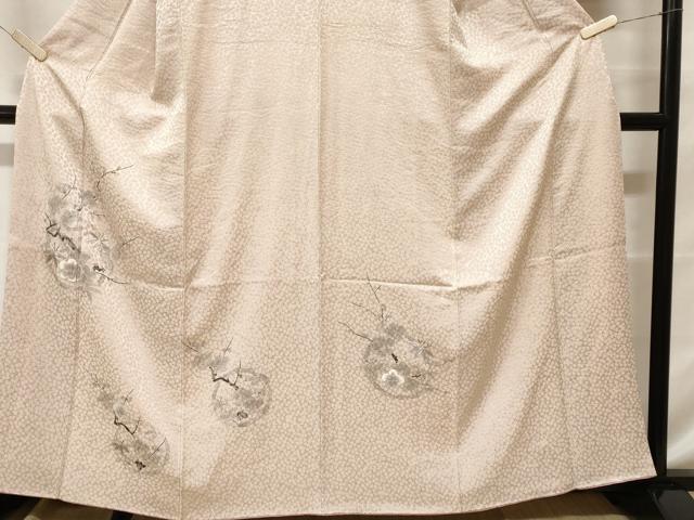 平和屋着物■訪問着 刺繍 松竹梅 銀糸 正絹 逸品 CABF9376ev