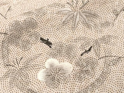 平和屋着物■訪問着 刺繍 松竹梅 銀糸 正絹 逸品 CABF9376ev