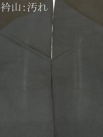 平和屋着物■訪問着 草花文 暈し染め 黒地 ロング丈 正絹 逸品 CABF9383ev