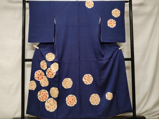 平和屋着物■訪問着 刺繍 雪輪花唐草文 金糸 正絹 逸品 CABF9385ev
