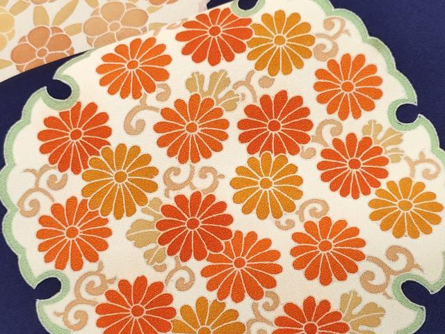 平和屋着物■訪問着 刺繍 雪輪花唐草文 金糸 正絹 逸品 CABF9385ev