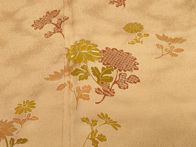 平和屋着物■訪問着 駒刺繍 枝花文 金彩 正絹 逸品 CABF9393ev
