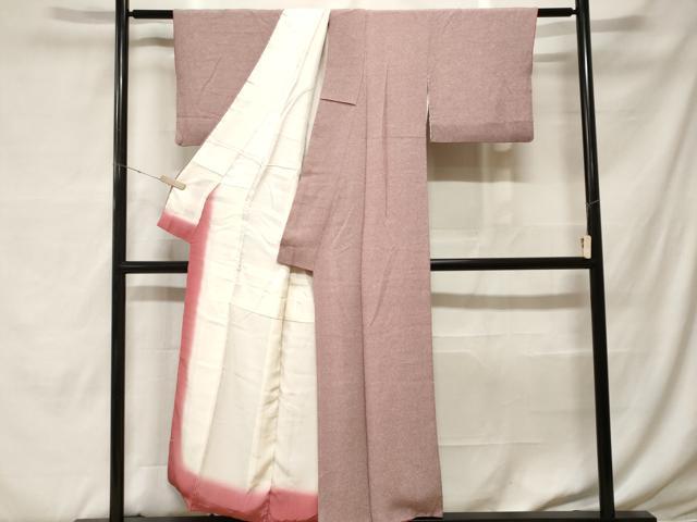 平和屋着物■上質な小紋 鹿の子文様 正絹 逸品 CABF9394ev