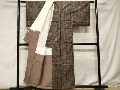 平和屋着物■本場大島紬 7マルキ 壺垂れ文 正絹 逸品 CABF9395ev