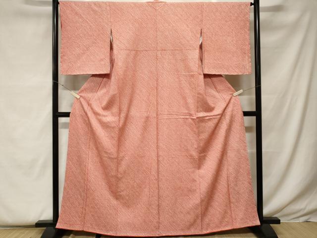 平和屋着物■大変加工の良い総絞り小紋 正絹 逸品 CABF9398ev
