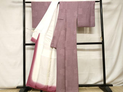 平和屋着物■江戸小紋 切嵌寄せ小紋柄 正絹 逸品 CABF9408ev