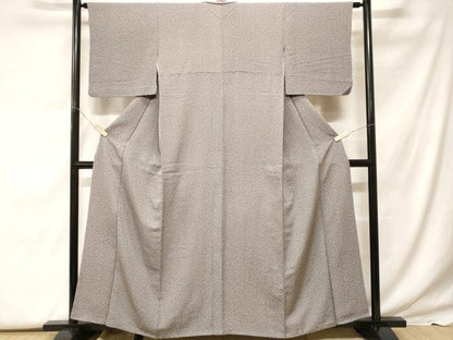平和屋着物■上質な小紋 舞小花文 正絹 逸品 CABF9553ev