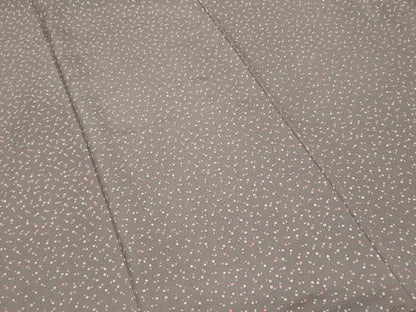平和屋着物■上質な小紋 舞小花文 正絹 逸品 CABF9553ev