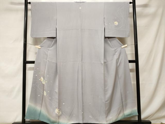 平和屋着物■訪問着 作家物 吹き寄せ花丸文 暈し染め 正絹 逸品 CABF9555ev