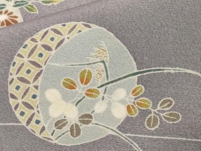 平和屋着物■訪問着 作家物 吹き寄せ花丸文 暈し染め 正絹 逸品 CABF9555ev