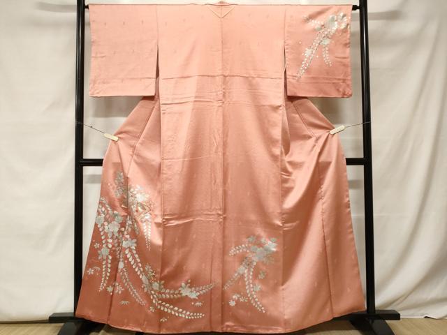 平和屋着物■中国三大刺繍　スワトウ刺繍　訪問着　辻が花　暈し染め　銀彩　正絹　逸品　CABF9556ev