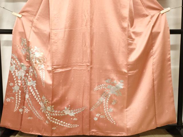 平和屋着物■中国三大刺繍　スワトウ刺繍　訪問着　辻が花　暈し染め　銀彩　正絹　逸品　CABF9556ev