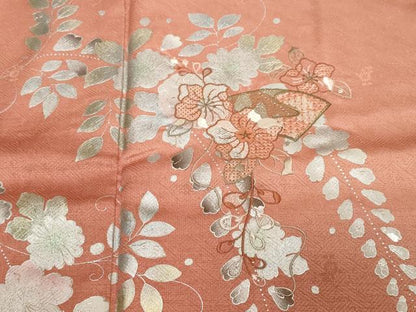 平和屋着物■中国三大刺繍　スワトウ刺繍　訪問着　辻が花　暈し染め　銀彩　正絹　逸品　CABF9556ev