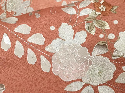 平和屋着物■中国三大刺繍　スワトウ刺繍　訪問着　辻が花　暈し染め　銀彩　正絹　逸品　CABF9556ev