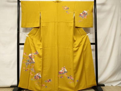 平和屋着物■訪問着 花筏文 正絹 逸品 CABF9566ev