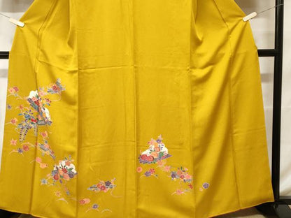平和屋着物■訪問着 花筏文 正絹 逸品 CABF9566ev
