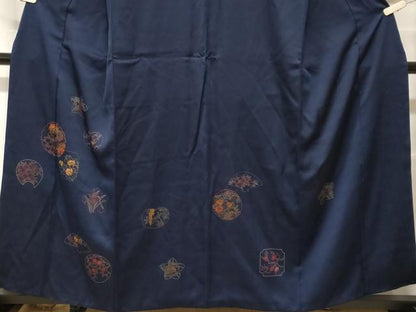 平和屋着物■訪問着　刺繍　草花吉祥文　金彩　正絹　逸品　CABF9594ev