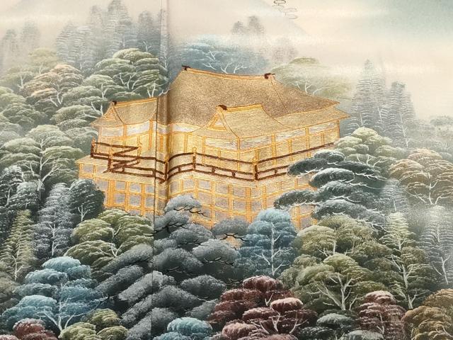 平和屋着物■豪華色留袖　作家物　清水寺　暈し染め　金彩　正絹　逸品　CABF9596ev