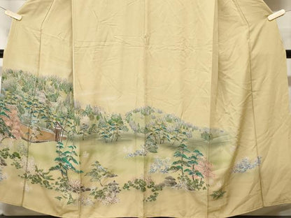 平和屋着物■豪華色留袖　風景文　暈し染め　正絹　逸品　CABF9599ev