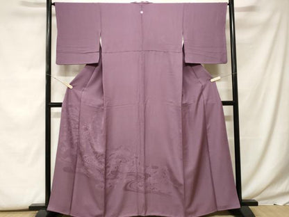平和屋着物■豪華色留袖　御所解地紋　葡萄鼠色　正絹　逸品　CABF9616ev
