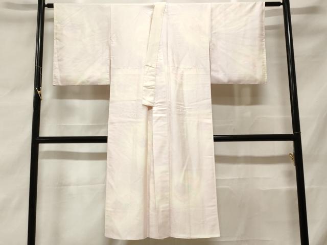 平和屋着物■長襦袢 袷 糸巻き花文 暈し染め 正絹 逸品 CABF9650ev