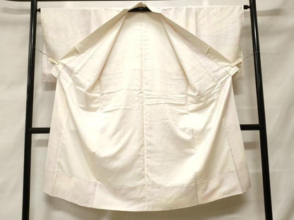 平和屋着物■長襦袢 袷 糸巻き花文 暈し染め 正絹 逸品 CABF9650ev