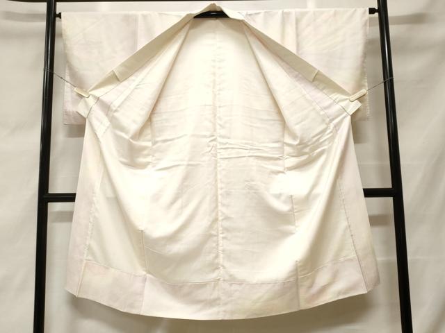 平和屋着物■長襦袢 袷 糸巻き花文 暈し染め 正絹 逸品 CABF9650ev