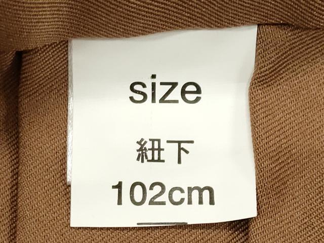 平和屋着物■女性 行灯袴 丁子茶色 洗える着物 未使用 CABF9654ev