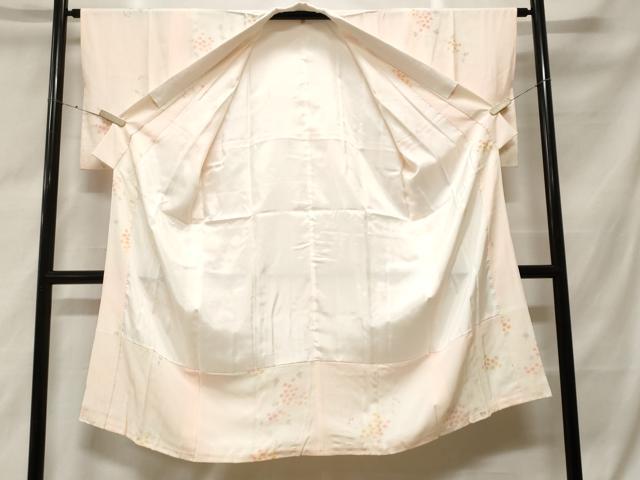 平和屋着物■長襦袢 袷 枝花文 暈し染め 正絹 逸品 CABF9670ev