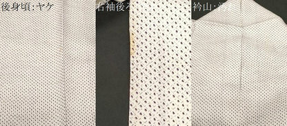 平和屋着物■上質な小紋　鹿の子文　正絹　逸品　CABF9721ev