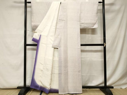 平和屋着物■上質な小紋　鹿の子文　正絹　逸品　CABF9721ev