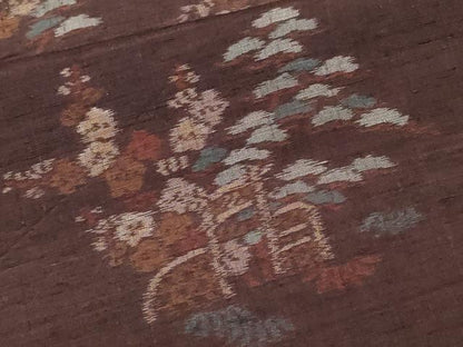 平和屋着物■上質な紬　松竹梅　正絹　逸品　CABF9724ev