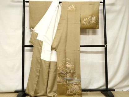 平和屋着物■訪問着　御所解文　暈し染め　金銀彩　正絹　逸品　CABF9725ev
