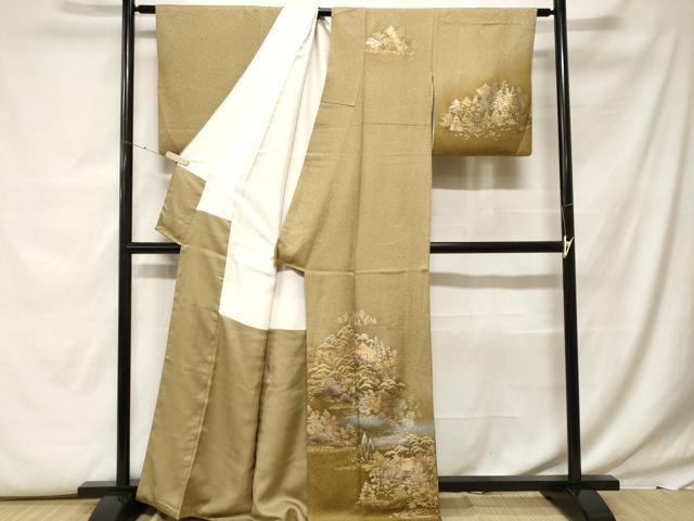 平和屋着物■訪問着　御所解文　暈し染め　金銀彩　正絹　逸品　CABF9725ev