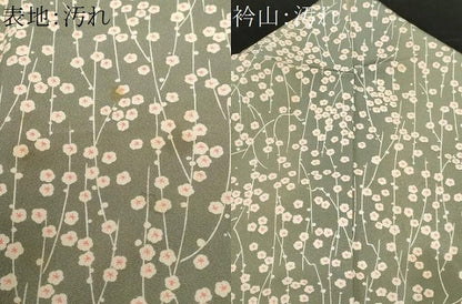 平和屋着物■上質な小紋　枝垂れ花文　三越扱い　正絹　逸品　CABF9730ev