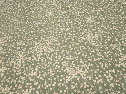 平和屋着物■上質な小紋　枝垂れ花文　三越扱い　正絹　逸品　CABF9730ev