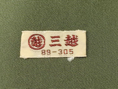 平和屋着物■上質な小紋　枝垂れ花文　三越扱い　正絹　逸品　CABF9730ev