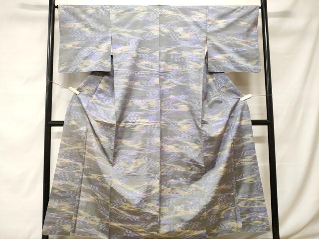 平和屋着物■本場大島紬　霞文　正絹　逸品　CABF9736ev