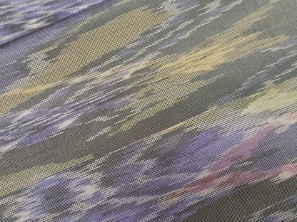平和屋着物■本場大島紬　霞文　正絹　逸品　CABF9736ev