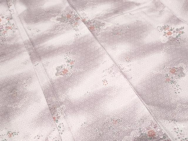 平和屋着物■小紋 毘沙門亀甲花文 暈し染め 洗える着物 CABF9768ev