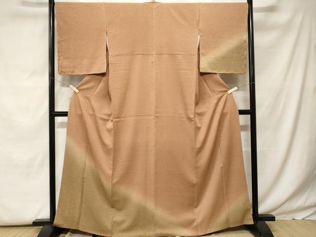 平和屋着物■訪問着　霞文　暈し染め　金彩　正絹　逸品　CABF9782ev
