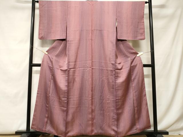 平和屋着物■上質な小紋　幾何学文　正絹　逸品　CABF9786ev