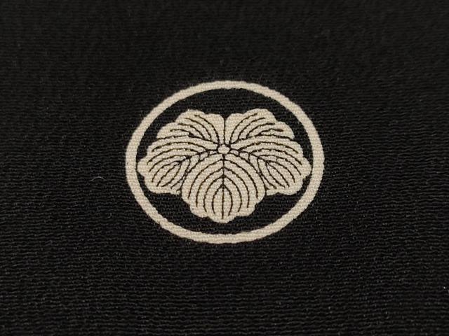 平和屋着物■豪華黒留袖　駒刺繍　御所車飛鶴几帳花文　金彩　正絹　逸品　CABF9787ev