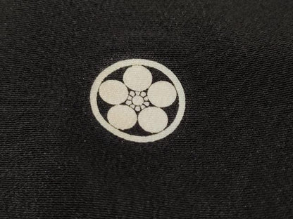 平和屋着物■豪華黒留袖　作家物　流水群鶴文　金彩　正絹　逸品　CABF9792ev
