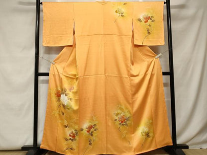 平和屋着物■訪問着　枝花文　暈し染め　正絹　逸品　未使用　CABF9812ev
