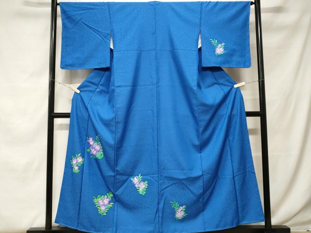 平和屋着物■訪問着　枝花文　洗える着物　未使用　CABF9816ev