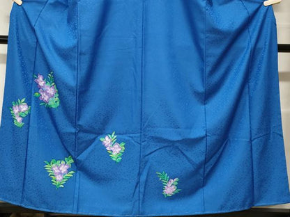 平和屋着物■訪問着　枝花文　洗える着物　未使用　CABF9816ev