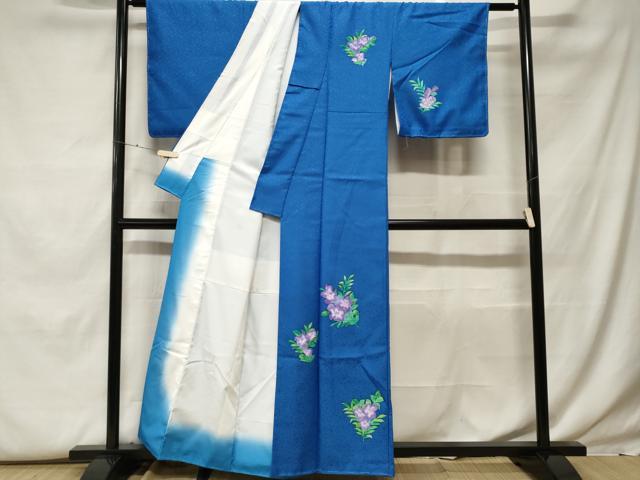 平和屋着物■訪問着　枝花文　洗える着物　未使用　CABF9816ev